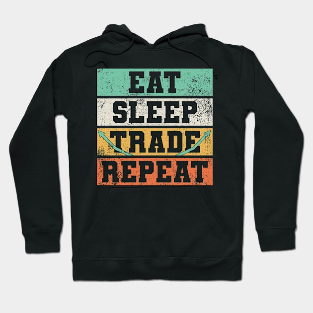 Trading Trader Stock Market Vintage Hoodie by KAWAIITEE